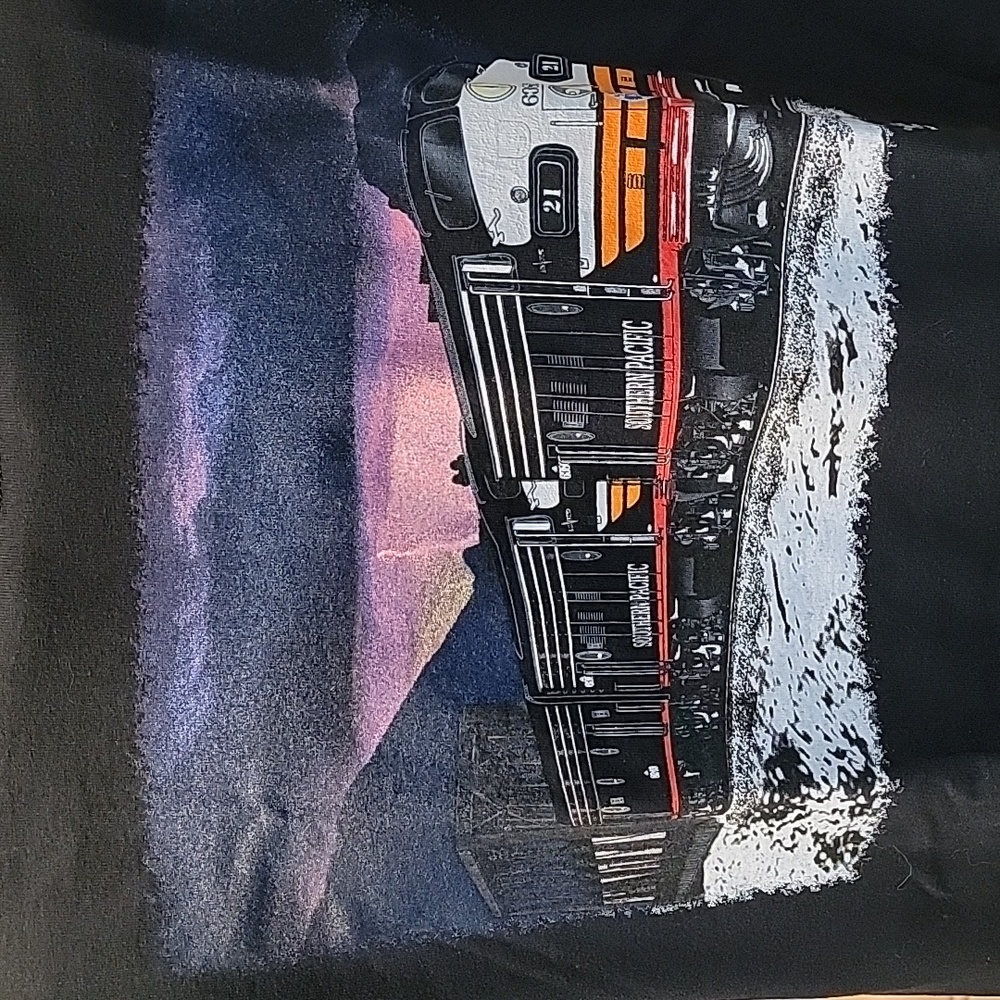 Black Widow train tee